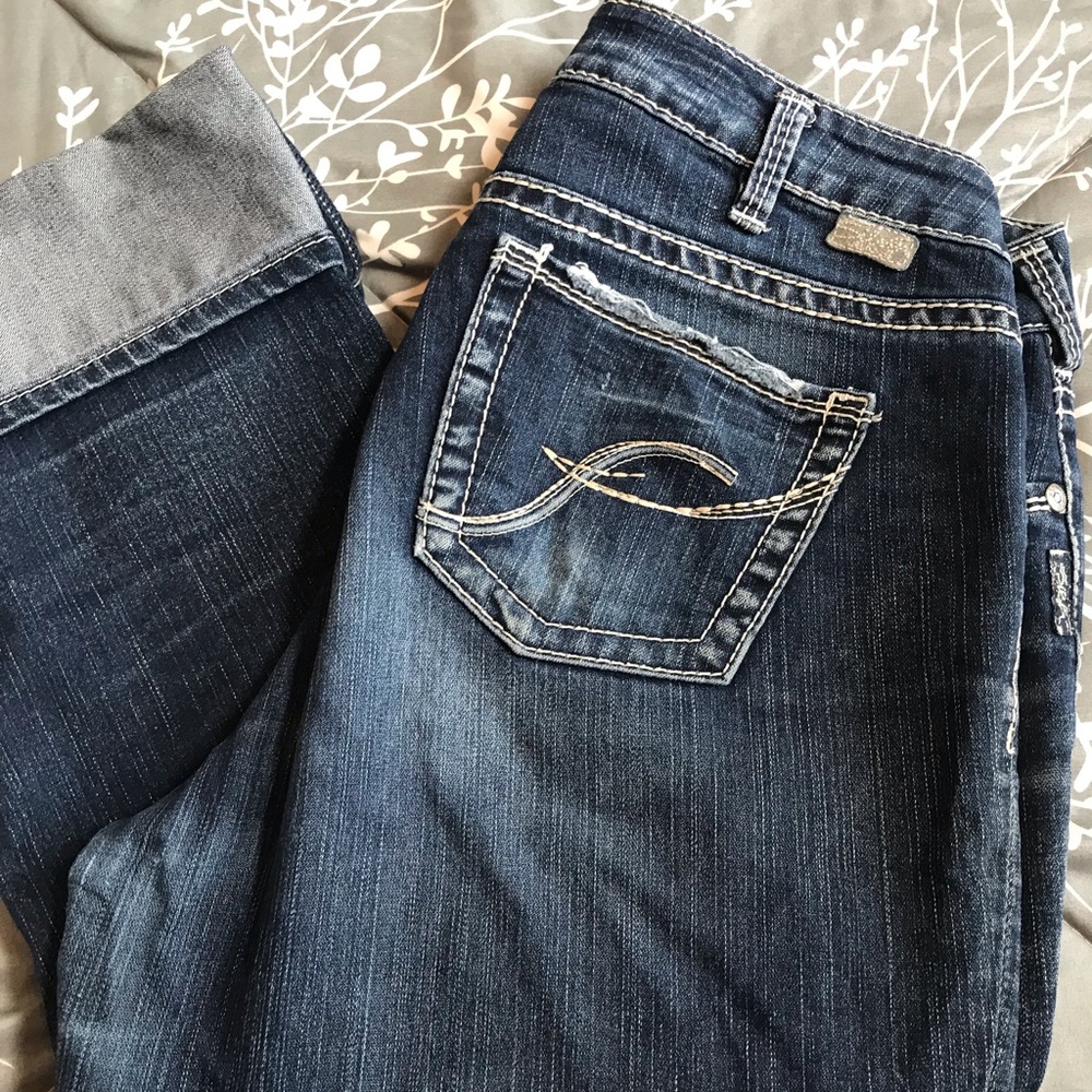 Silver Suki Capris